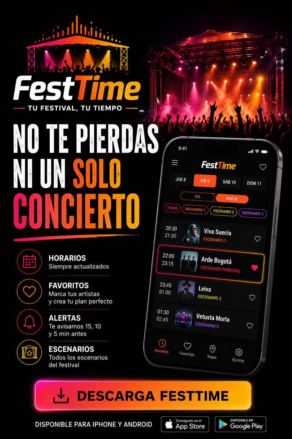 FestTime Pantalla 1